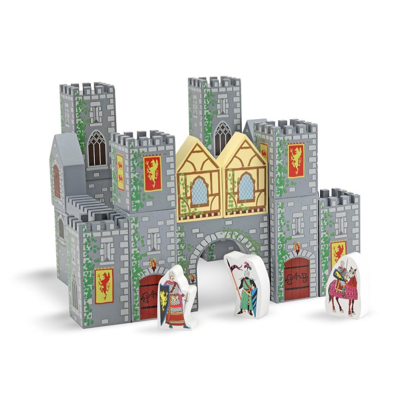 Chateau Fort En Bois Blocs De Construction Melissa Et Doug 21 90