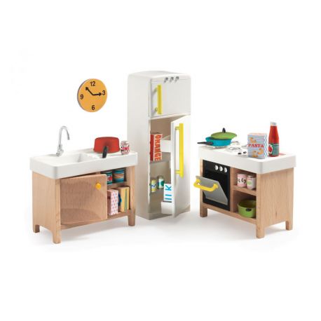 La cuisine - Mobilier maison de poupées Djeco - 21,68€