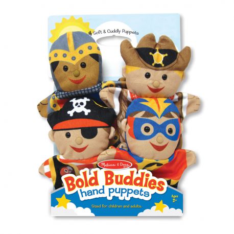Marionnettes à main les amis intrépides - Bold Buddies Melissa et Doug -  19,90€