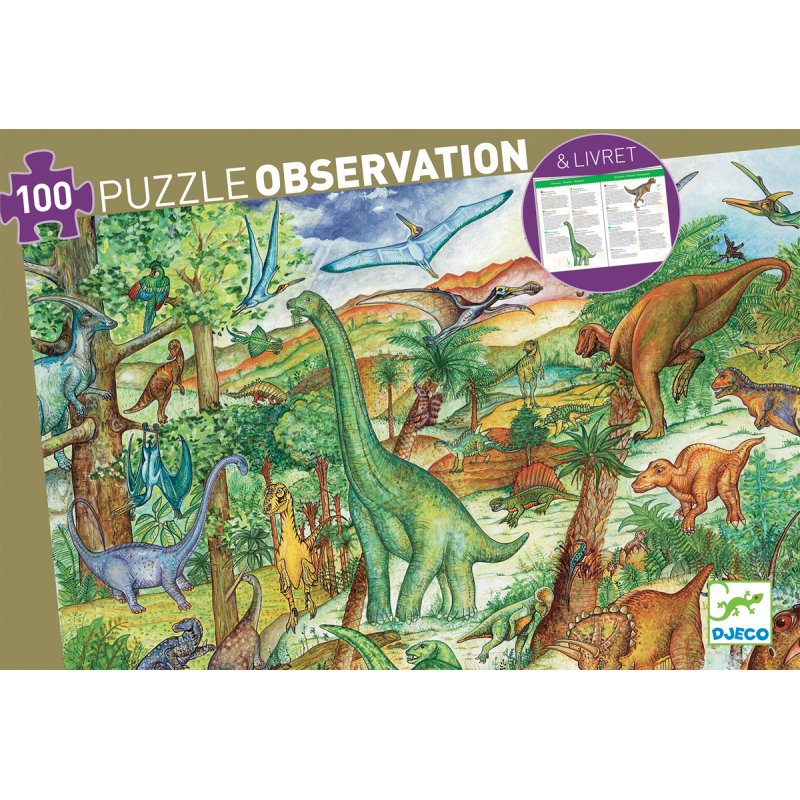 Puzzle d'observation La forêt enchantée (100 pièces) - Djeco