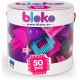 Tube 50 Bloko Rose Violet avec Roues