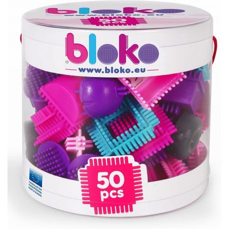 Tube 50 Bloko Rose Violet avec Roues