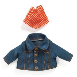 Tenue Blue Jacket pour poupée Poméa