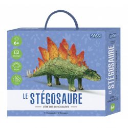 Le stégosaure 3D - Livre + maquette