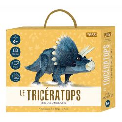 Le tricératops 3D - Livre + maquette