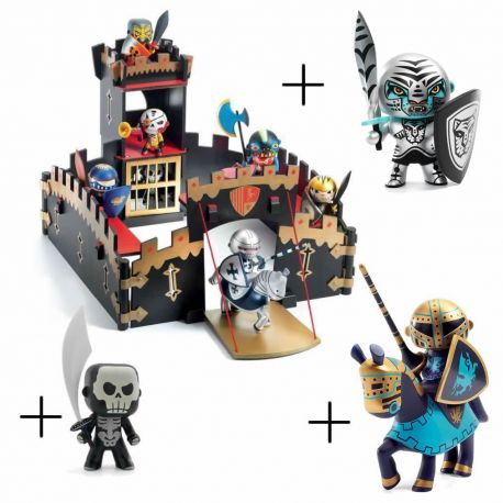 Pack Ze Black Castel + 3 Arty toys